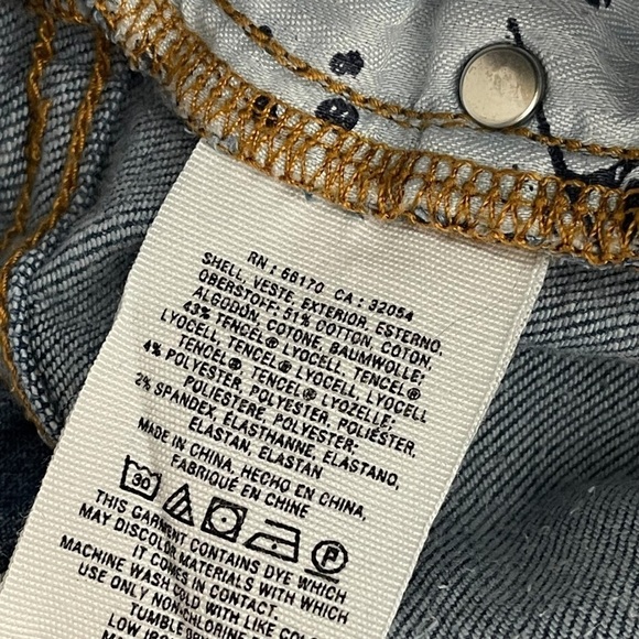 Anthropologie Pilcro Jeans Womens 26 High Rise Flare Raw Hem Seamed Stretch - Picture 9 of 9